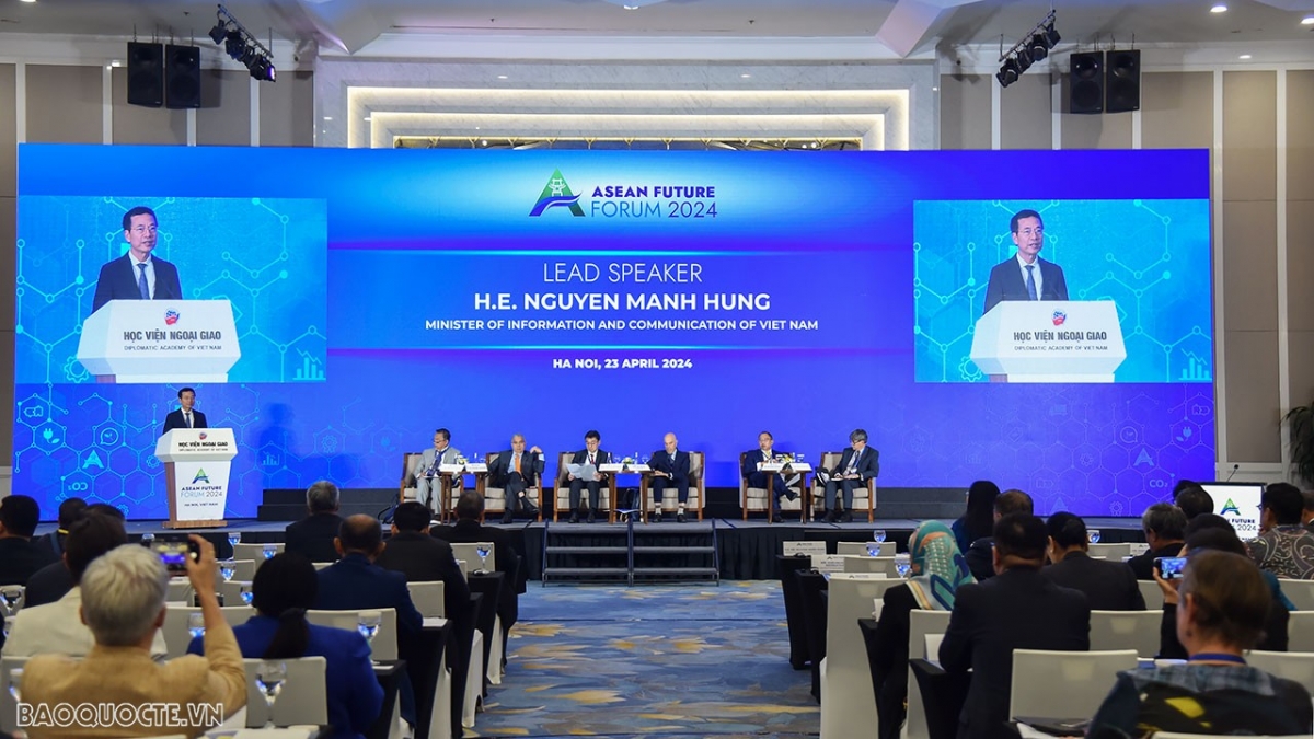 Phiên toàn thể thứ nhất Diễn đàn Tương lai ASEAN 2024: Phát triển nhanh vì tương lai bền vững