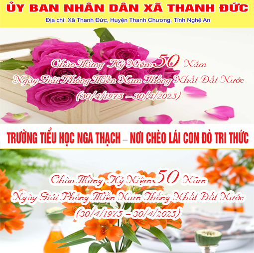 UỶ BAN NHÂN DÂN XÃ THANH ĐỨC & TRƯỜNG TIỂU HỌC NGA THẠCH