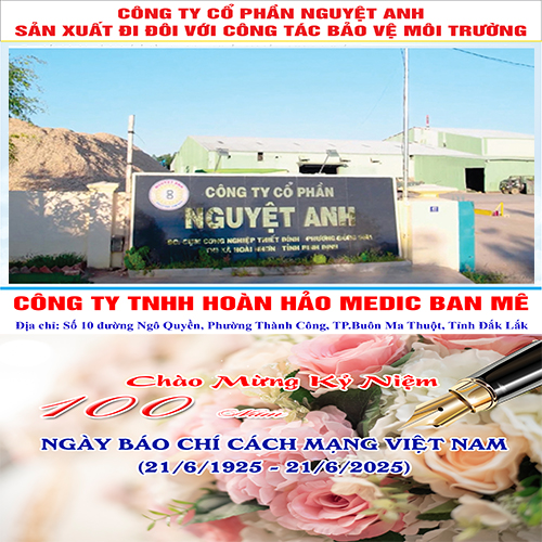 CÔNG TY CỔ PHẦN NGUYỆT ANH & CÔNG TY TNHH HOÀN HẢO MEDIC BAN MÊ