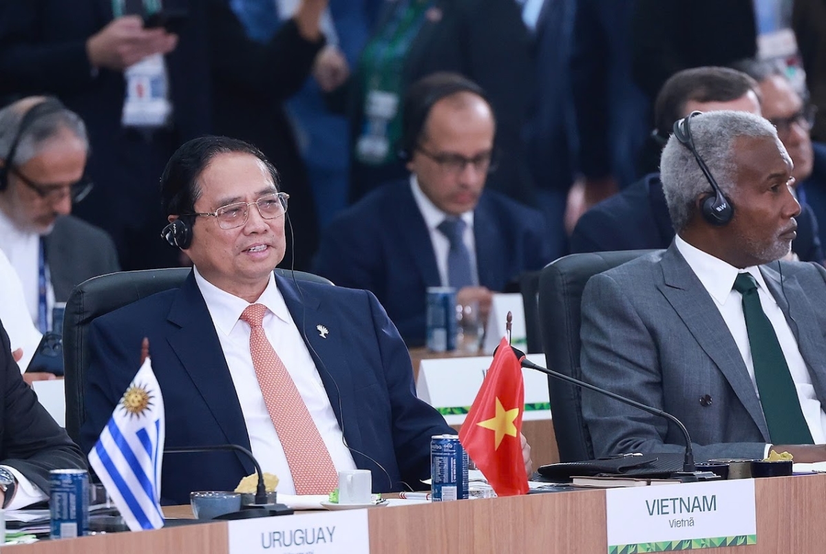 Thủ tướng nêu 5 đề xuất quan trọng về môi trường, khí hậu và y tế tại Hội nghị thượng đỉnh BRICS mở rộng