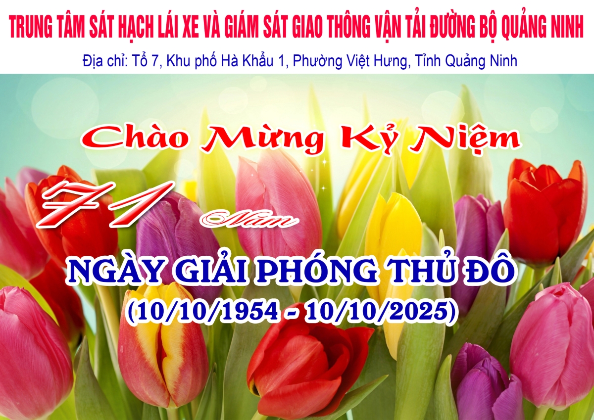 TRUNG TÂM SÁT HẠCH LÁI XE VÀ GIÁM SÁT GIAO THÔNG VẬN TẢI ĐƯỜNG BỘ QUẢNG NINH