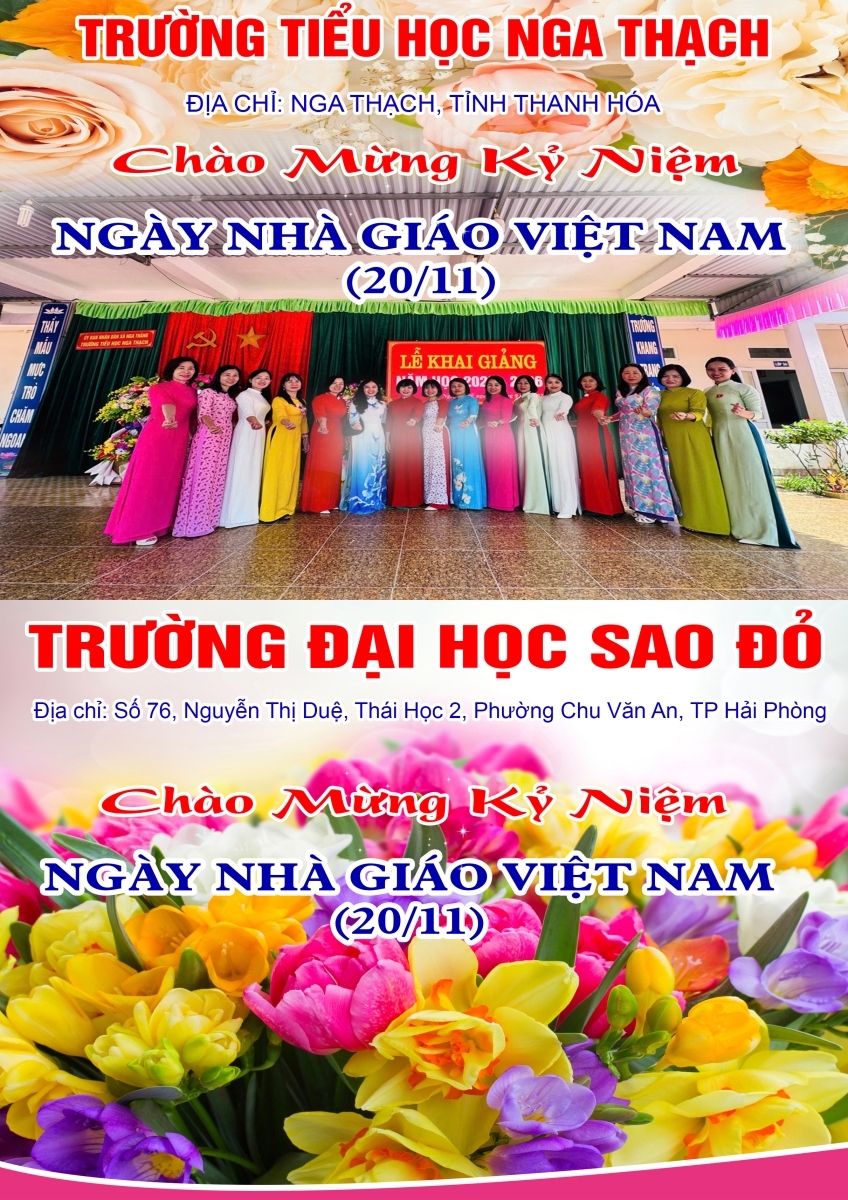 TRƯỜNG TIỂU HỌC NGA THẠCH & TRƯỜNG ĐH SAO ĐỎ